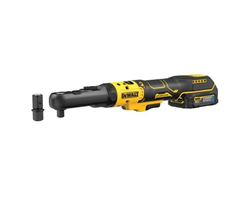 Гайковерт DeWALT кутовий, XR Li-Ion PowerStack 18 GFN, 1.7Ah, 102 Нм (DCF510E2G)