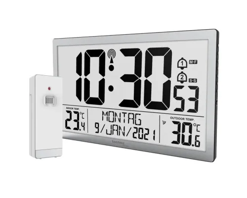 Настінний годинник Technoline WS8113 Silver (DAS302461)