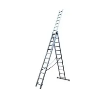 Драбина GTM 3-секції, розкладна, 3*12сх. 3,26-8,12м (KME312)