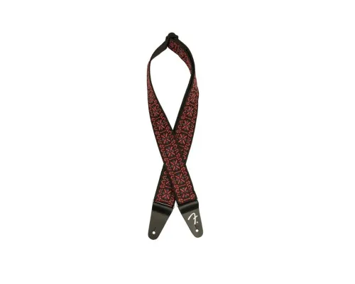 Ремінь для гітари Fender Strap 2" Pasadena Woven Lattice Red (236935)