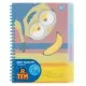 Зошит Yes А5 Minions пластикова обкладинка 80 аркушів, лінія (765739)