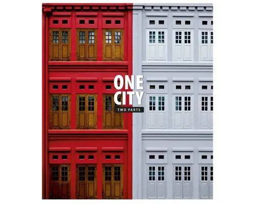 Зошит Школярик One city, two parts 80 аркушів клітинка (080-3137K)