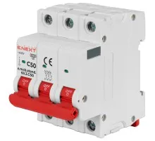 Автоматичний вимикач E.NEXT 3-п e.mcb.stand. 50А C ( 6кА) (s002136)