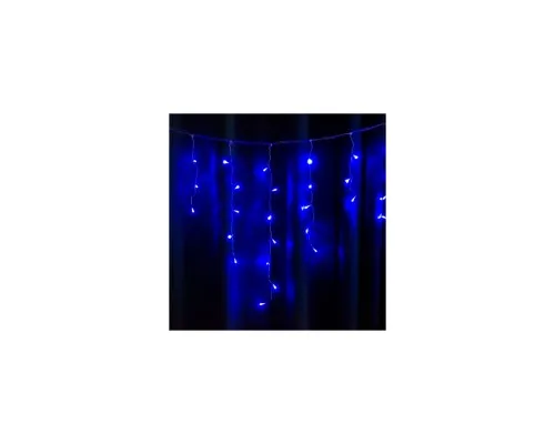 Гірлянда Voltronic Штора Blue 150 LED, мідний, 6 x 0,5 м, прозора, BOX (BT-001/150B)