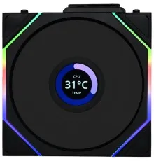 Кулер до корпусу Lian Li UNI Fan TL WIRELESS LCD 120-1, Black (G99.12TLLCD1W1B.00)