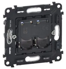 Комп'ютерна розетка LEGRAND подвійна RJ45 Кат.5е UTP Valena IN'MATIC (753041)