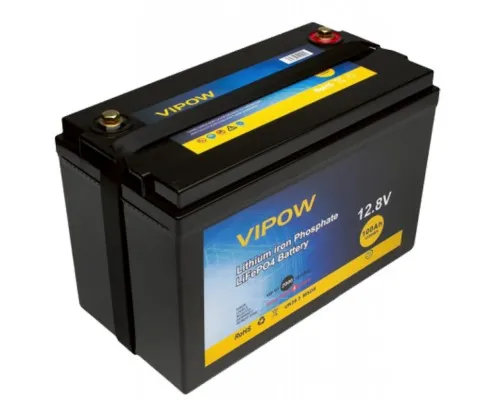 Батарея LiFePo4 Vipow LiFePO4,12.8V-100Ah (LiFePO4128-100/80)