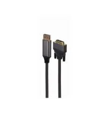 Кабель мультимедійний DisplayPort M to DVI M 1.8m 4K 24+1pin Cablexpert (CC-DPM-DVIM-4K-6)