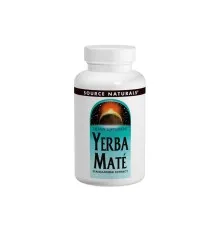 Трави Source Naturals Падуб Парагвайський (Парагвайський Чай Мате) 600мг, 90 табл (SNS-01730)