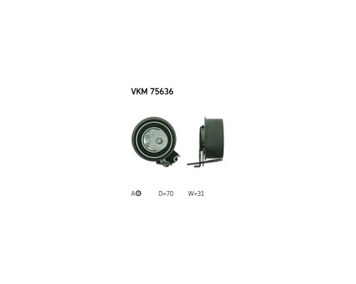 Ролик натягувача ременя SKF VKM 75636