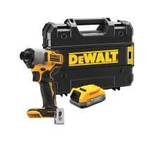 Шуруповерт DeWALT 18 В XR Li-lon PowerStack 1.7Ah, 192 Нм, кейс TSTAK (DCF840E1T)