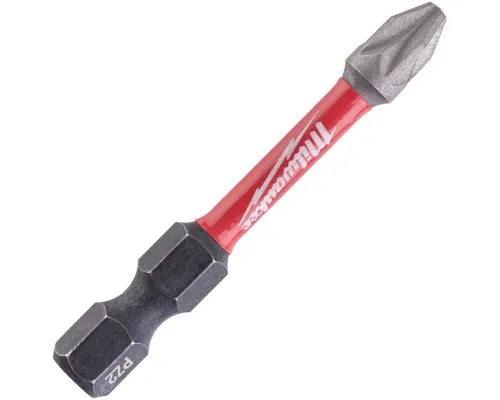 Біта для шуруповерта Milwaukee SHOCKWAVE, PZ2, 50мм 1шт (4932430865)