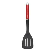 Лопатка кухонна KitchenAid Coreline з прорізами, 35,6 см, червоний (KAG002OHERE)