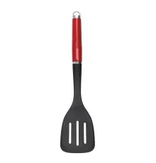 Лопатка кухонна KitchenAid Coreline з прорізами, 35,6 см, червоний (KAG002OHERE)