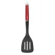 Лопатка кухонна KitchenAid Coreline з прорізами, 35,6 см, червоний (KAG002OHERE)