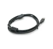 Дата кабель USB 2.0 AM/AF 1.0m black VEGGIEG (YT-AM/AF-V-U105)