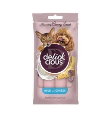 Ласощі для собак Delickcious молоко з сиром 4х15 г (4820269145382)