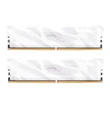 Модуль пам'яті для комп'ютера DDR5 32GB (2x16GB) 6400 MHz Pro Overclocking White Micron (CP2K16G64C32U5W)