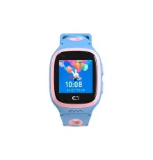 Смарт-годинник Canyon ZEFIR KW-49 E-SIM 4G GPS Pink-Blue Дитячий смарт-годинник (CNE-KW49PB)