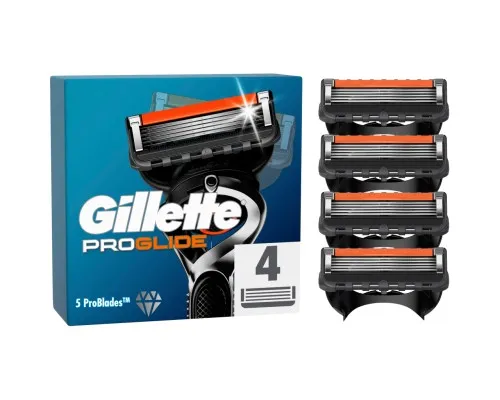 Змінні касети Gillette Fusion ProGlide 4 шт. (7702018085514)