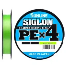 Шнур Sunline Siglon PE н4 150m 0.6/0.132mm 10lb/4.5kg Light Green (1658.09.04)