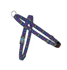 Шлея для собак WAUDOG Nylon з QR-паспортом "Інді" S (5451)