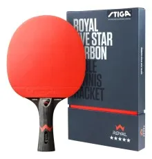 Ракетка для настільного тенісу Stiga Royal Carbon 5 Star FL (1215-2818-01) (931106)