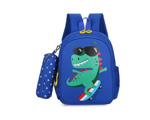 Рюкзак дитячий Evo-kids Small Dino Skate Blue (2418-24 Blue Dino Skate)