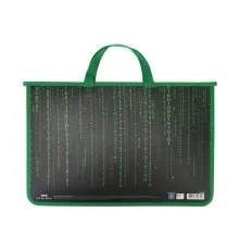 Папка - портфель Maxi А4 пластиковий на блискавці (MX30052)