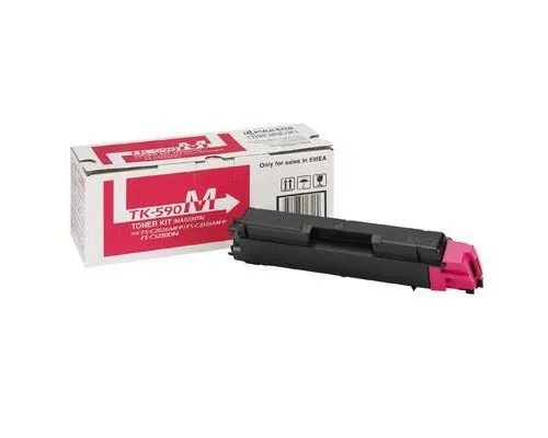 Тонер-картридж Kyocera TK-590M magenta (FS-C2026/2126/5250) (1T02KVBNL0)