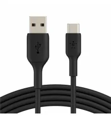 Дата кабель USB 2.0 AM to USB-C 2.0m PVC black Belkin (CAB001BT2MBK)