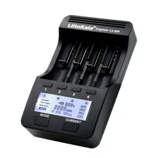 Зарядний пристрій для акумуляторів Liitokala 4 Slots, LCD дисплей, Li-ion/Ni-MH/Ni-Cd/AA/ААA/AAAA/С (Lii-500)