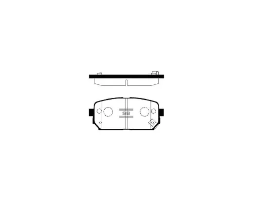 Гальмівні колодки HI-Q SP1197