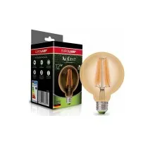 Лампочка Eurolamp G95 12W E27 4000K (LED-G95-12274(Amber))