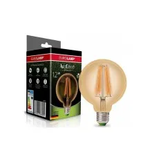 Лампочка Eurolamp G95 12W E27 4000K (LED-G95-12274(Amber))