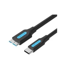 Дата кабель USB-C to Micro BM 0.5m 2A Vention (CQABD)