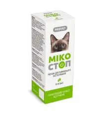 Краплі для тварин ProVET Мікостоп Для котів та собак Для зовнішнього застосування Протигрибковий препарат 10 мл (4823082427383)