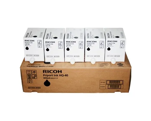 Чорнило Ricoh HQ40 BLACK*5pack (817225)