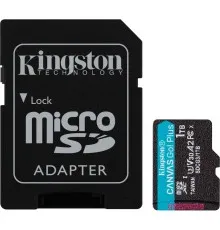 Карта пам'яті Kingston 1TB microSDXC сlass 10 UHS-I U3 V30 A2 Canvas Go Plus G4 (SDCG4/1TB)