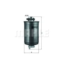 Фільтр паливний Mahle KL75