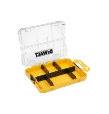 Ящик для інструментів DeWALT для біт системи TSTAK Tough Case М з футляро та касетами 4 шт, роздільники 6шт (DT70802)