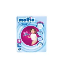Підгузки Molfix Трусики 6 Extra Large 15+ кг 38 шт (8690536842735)