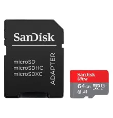 Карта пам'яті SanDisk 64GB microSD Class 10 A1 R-140 (SDSQUAB-064G-GN6IA)