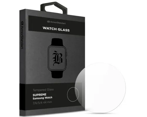 Скло захисне Armorstandart Supreme Black Icon Samsung Watch 7/6/5/4 44 mm (ARM84738)