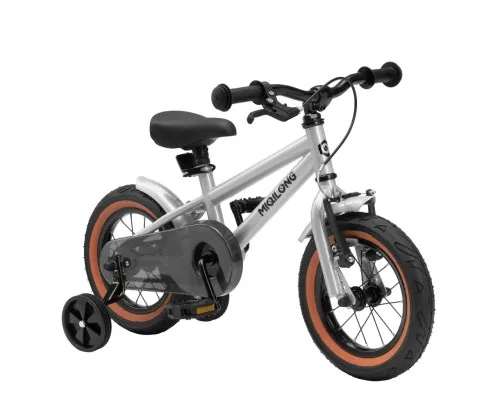 Дитячий велосипед Miqilong ST 12" сріблий (RBB-ST12-SILVER)