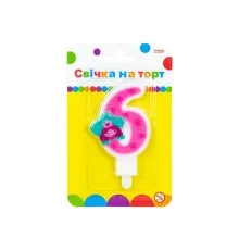 Свічка Maxi Princess "6" висотою 7,62 см (MX622050-6)