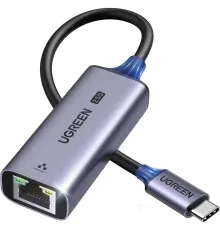 Перехідник USB-C to RJ45 Ethernet 2500Mbps Ugreen (25052)