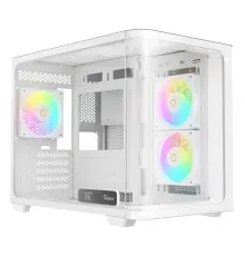 Корпус для ПК OCYPUS IOTA C50 WH CURVE ARGB DIGITAL (IOTA-C50-WHD300CD-GL)