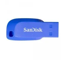 USB флеш накопичувач SanDisk 16GB Cruzer Blade Blue Electric USB 2.0 (SDCZ50C-016G-B35BE)