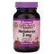 Амінокислота Bluebonnet Nutrition Мелатонін, Melatonin, 3 мг, EarthSweet, Малиновий Смак, 120 (BLB-00994)